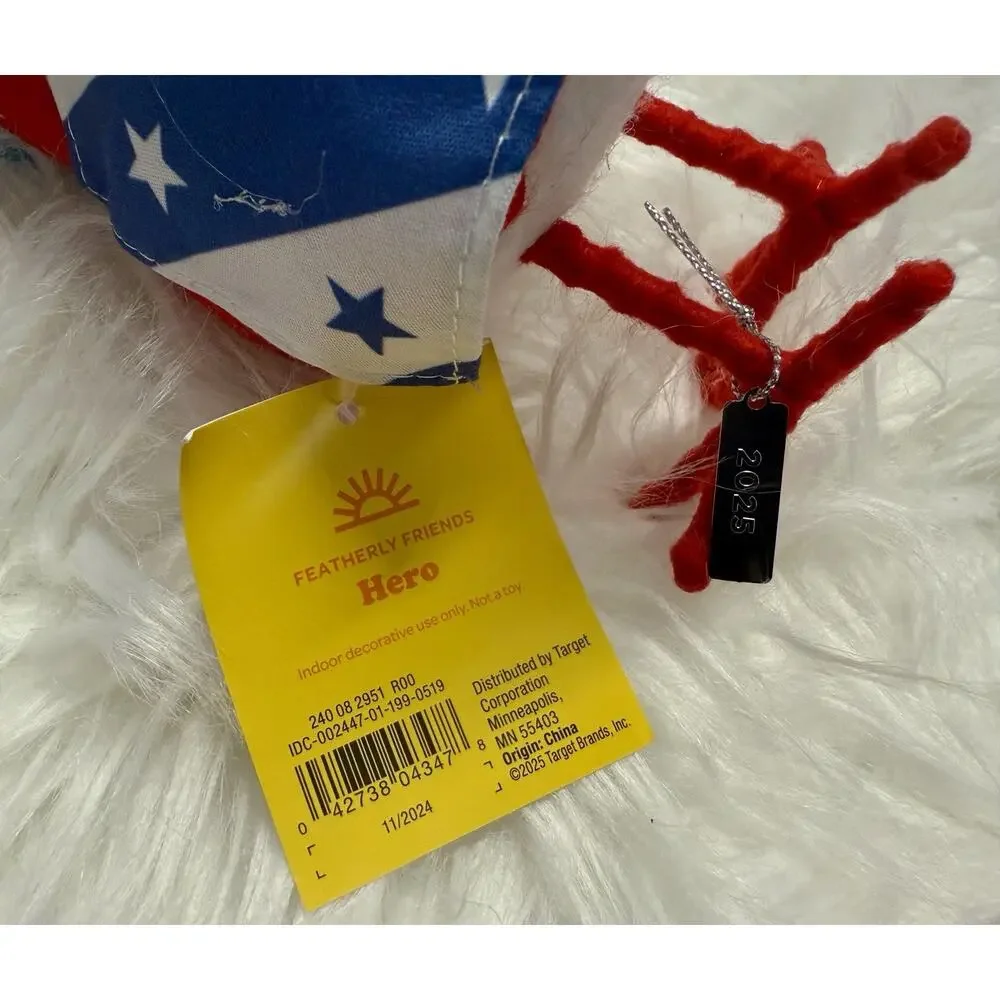 Pair Of Sun Squad 2025 4th July Featherly Friends Target Bird-Cheery & Hero
